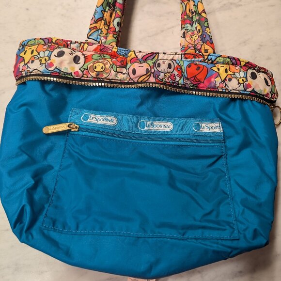 Tokidoki LeSportSac Nuvola Tote Bag Tulipets RARE - Picture 7 of 16